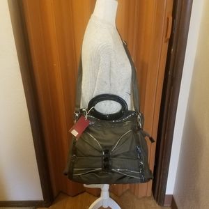 MODERN FASHION DARK GRAY HANDBAG